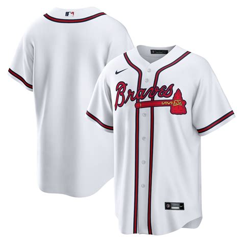 men's atlanta braves nike white home replica team jersey|Men's Atlanta Braves Nike White Home Replica Team Jersey.